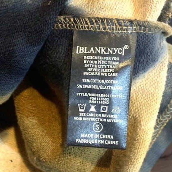 Blank NYC Gotta Be You Tie Dye Hoodie Sweatshirt - Size Small  NWT - Picture 8 of 8